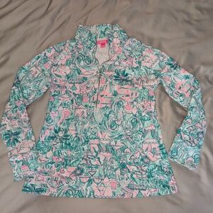 Lilly Pulitzer Popover Zipper Jacket